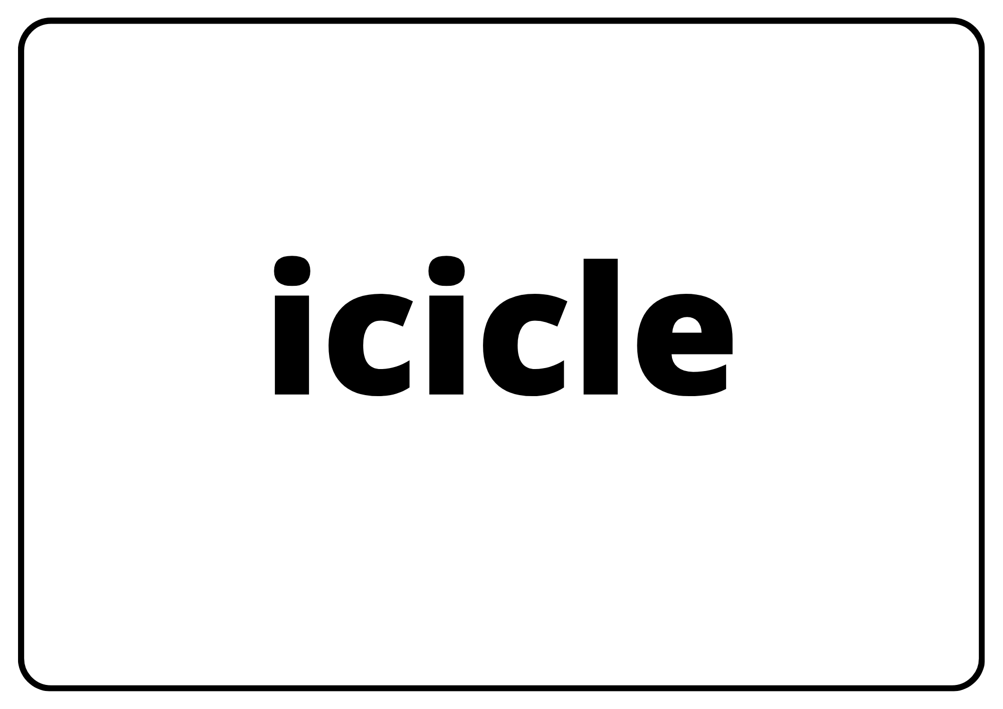 icicle